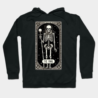 The Fool Skeleton Tarot Card Hoodie